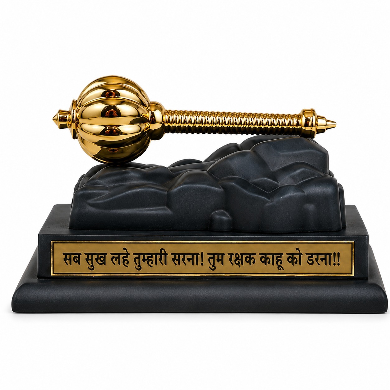 Gold Plated Hanuman Gada Pendant